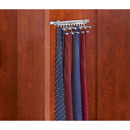 Rev-A-Shelf Rev-A-Shelf Sliding Tie Rack for Custom Closet Systems CTR-12-CR